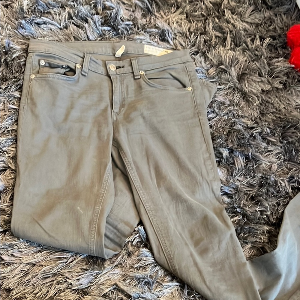 RAG & BONE Women's Gray Skinny Jeans